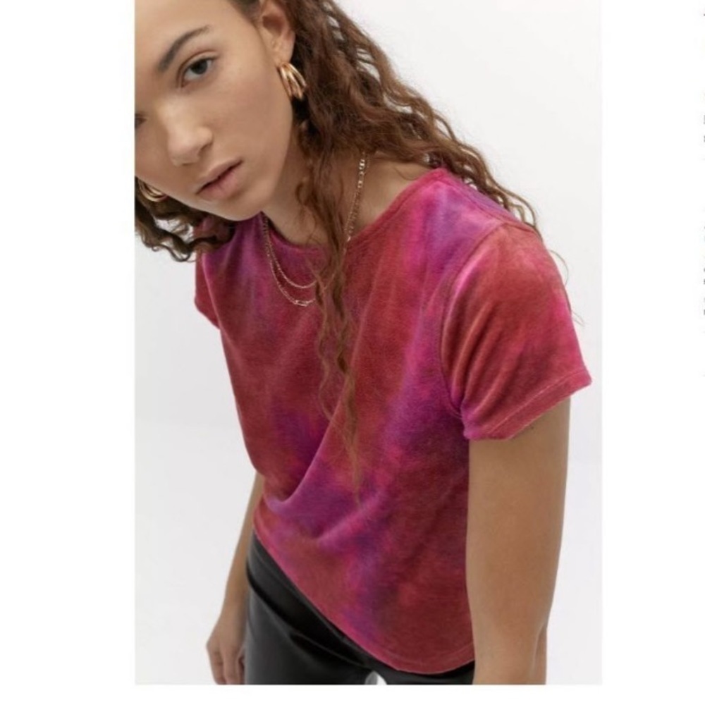 NWT Free People Bright Eyes Velvet T-Shirt